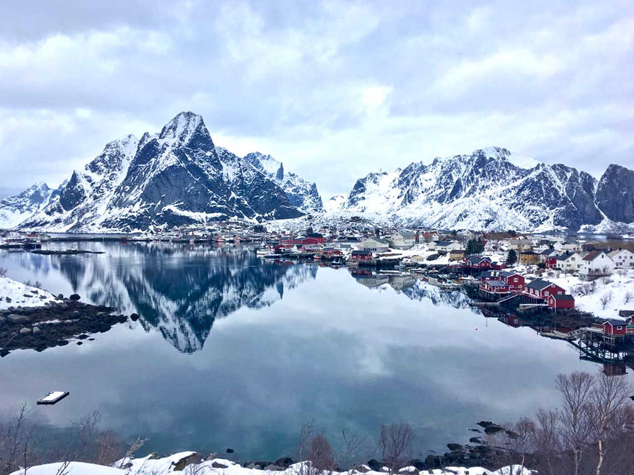 Reine l'hiver dans les iles Lofoten