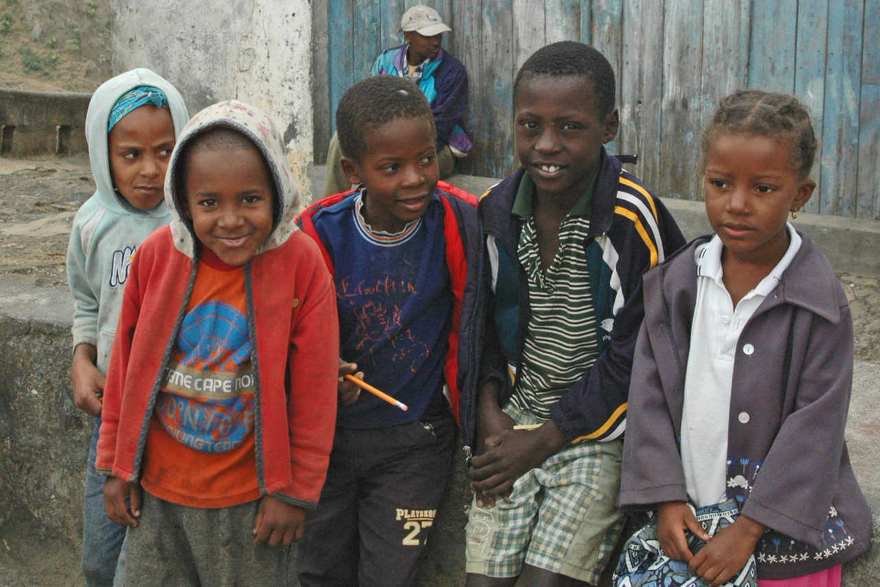Rencontre avec des enfants au Cap Vert