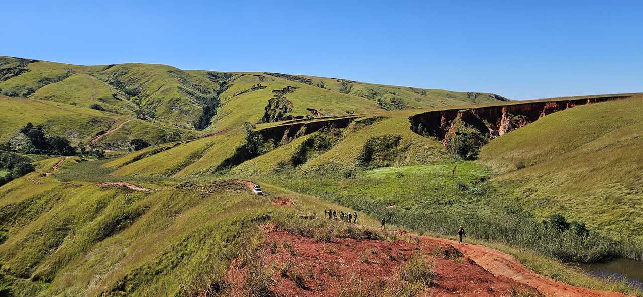 Route pour aller à Dankavandra à Madagascar