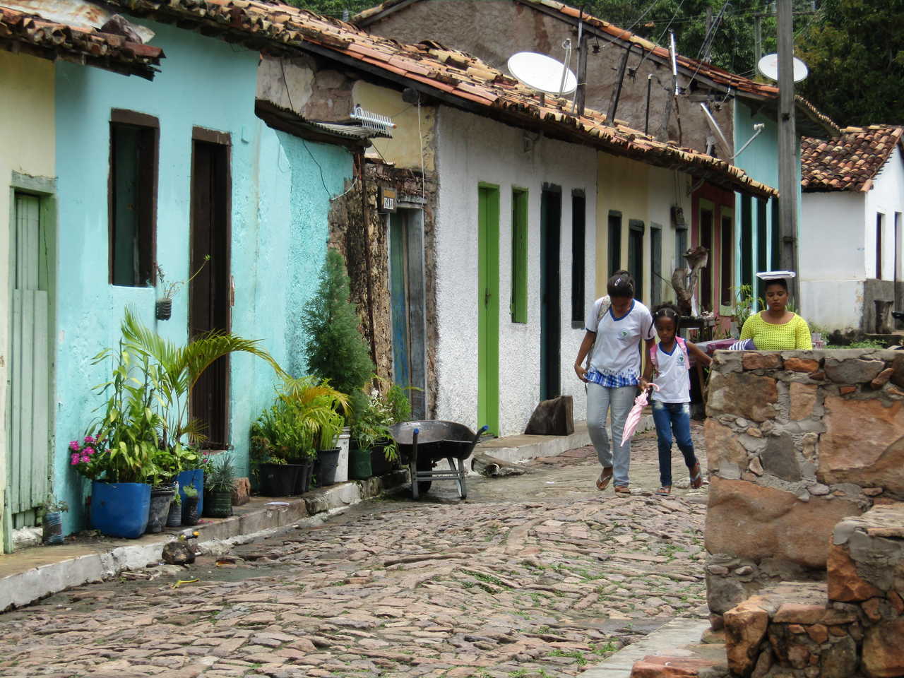 Ruelle d'un village de la Chapada Diamantina