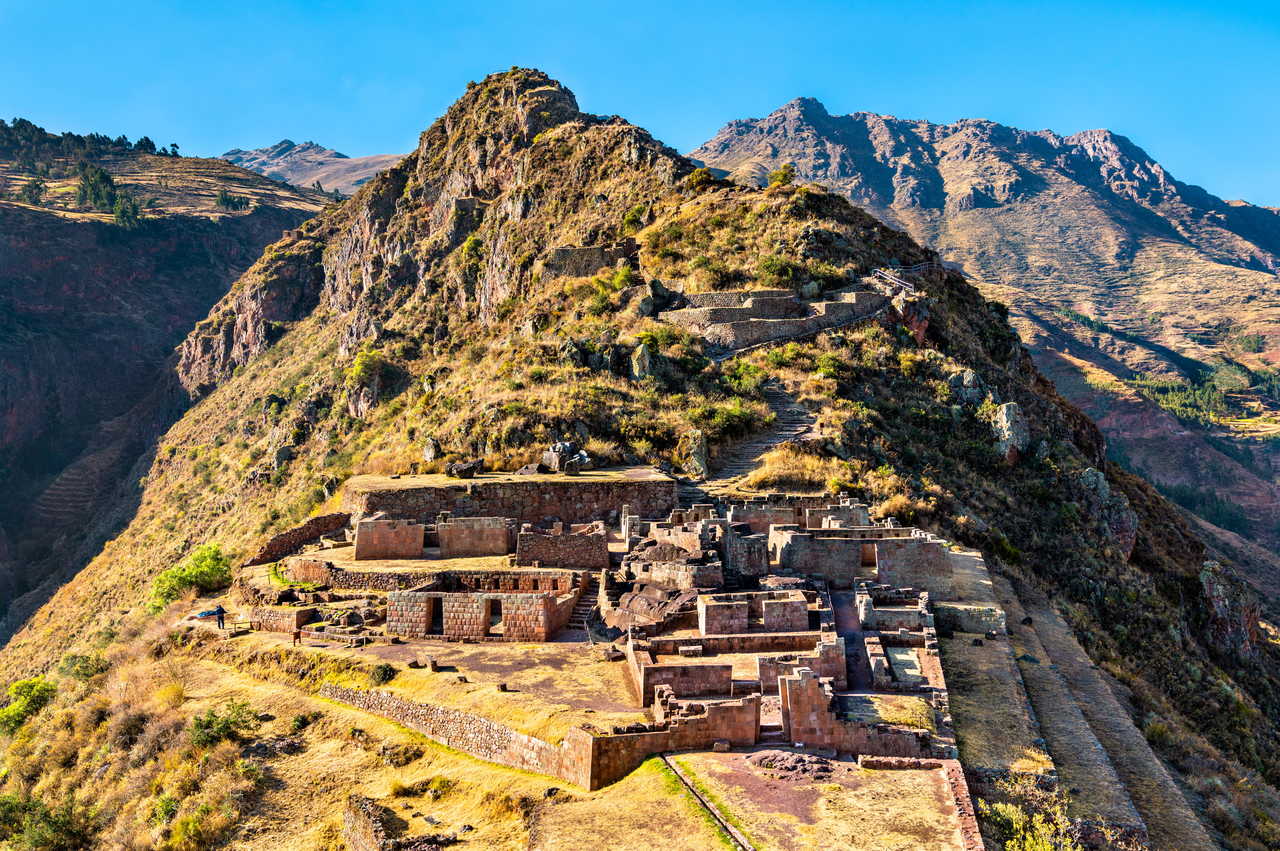 Ruines incas de Pisac dans la Vallée Sacrée