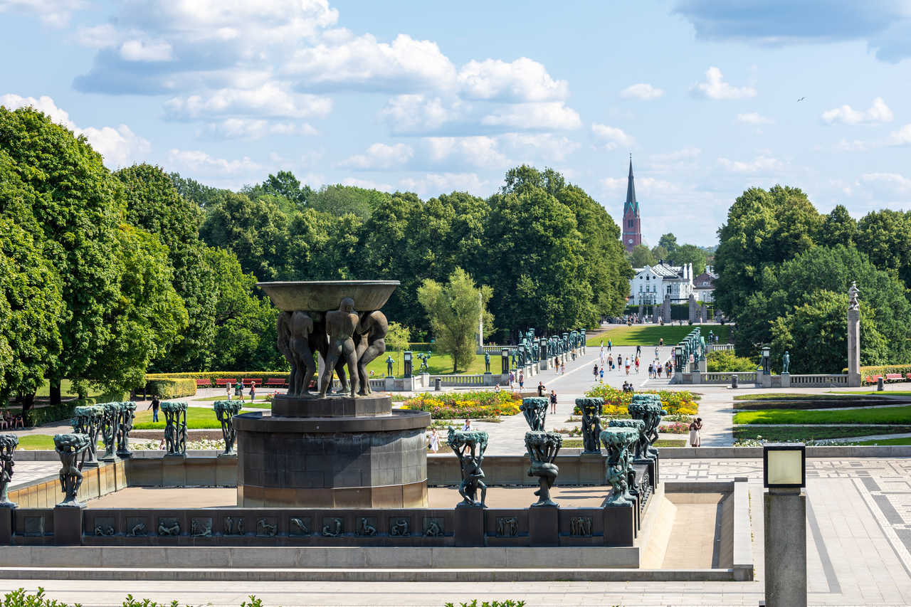 sculptures Vigeland au parc Frogner, Oslo, Norvège