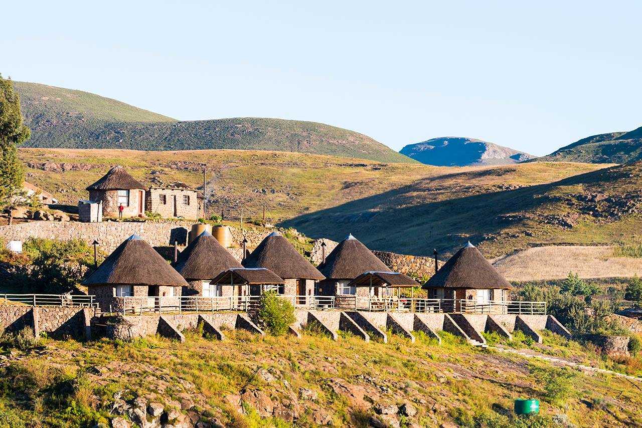 Semonkong Lodge lors d'un trek au Lesotho