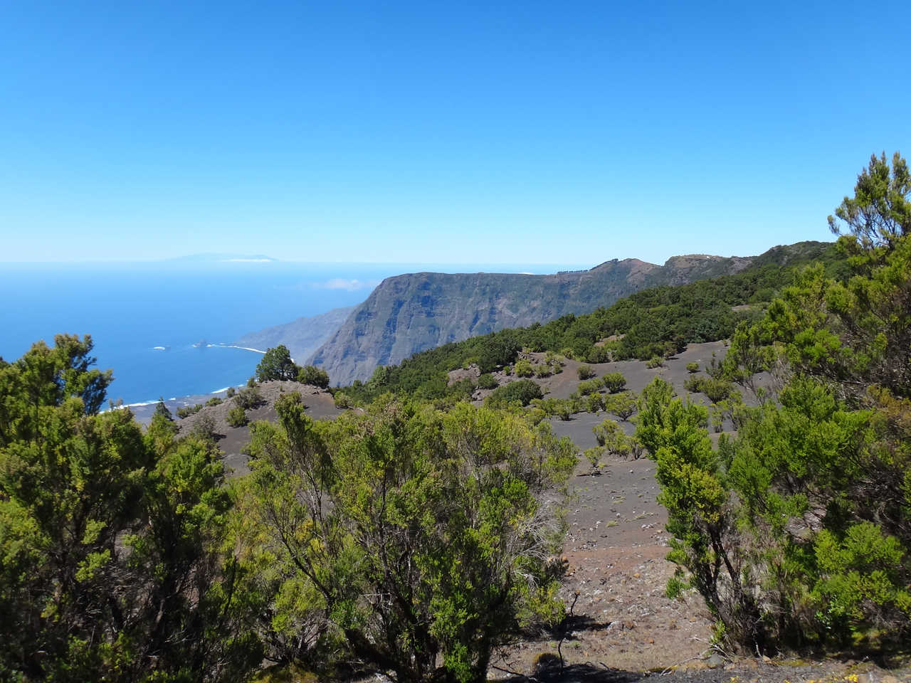 Sentier de randonnée sur l'île de El Hierro