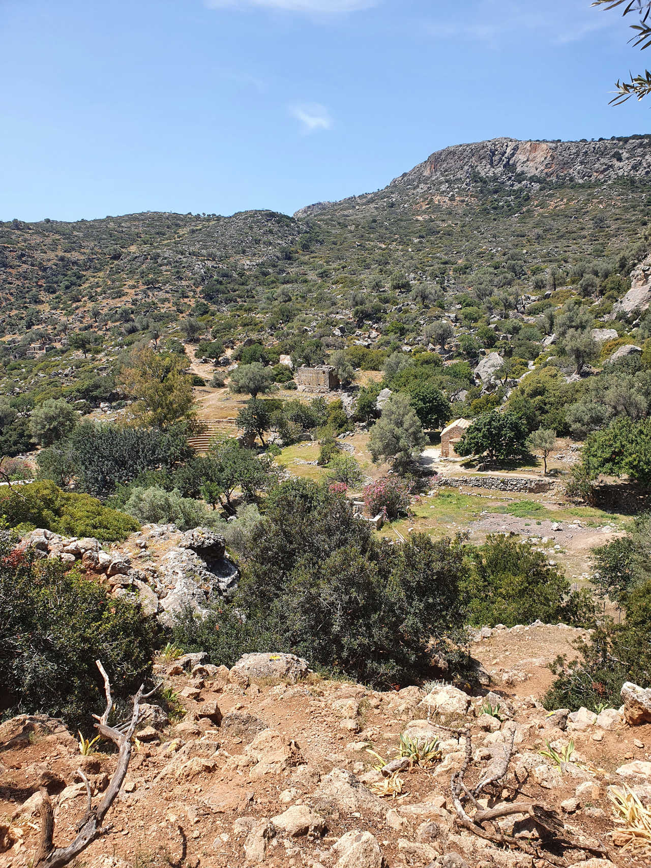 Site archéologique de Lissos en Crète
