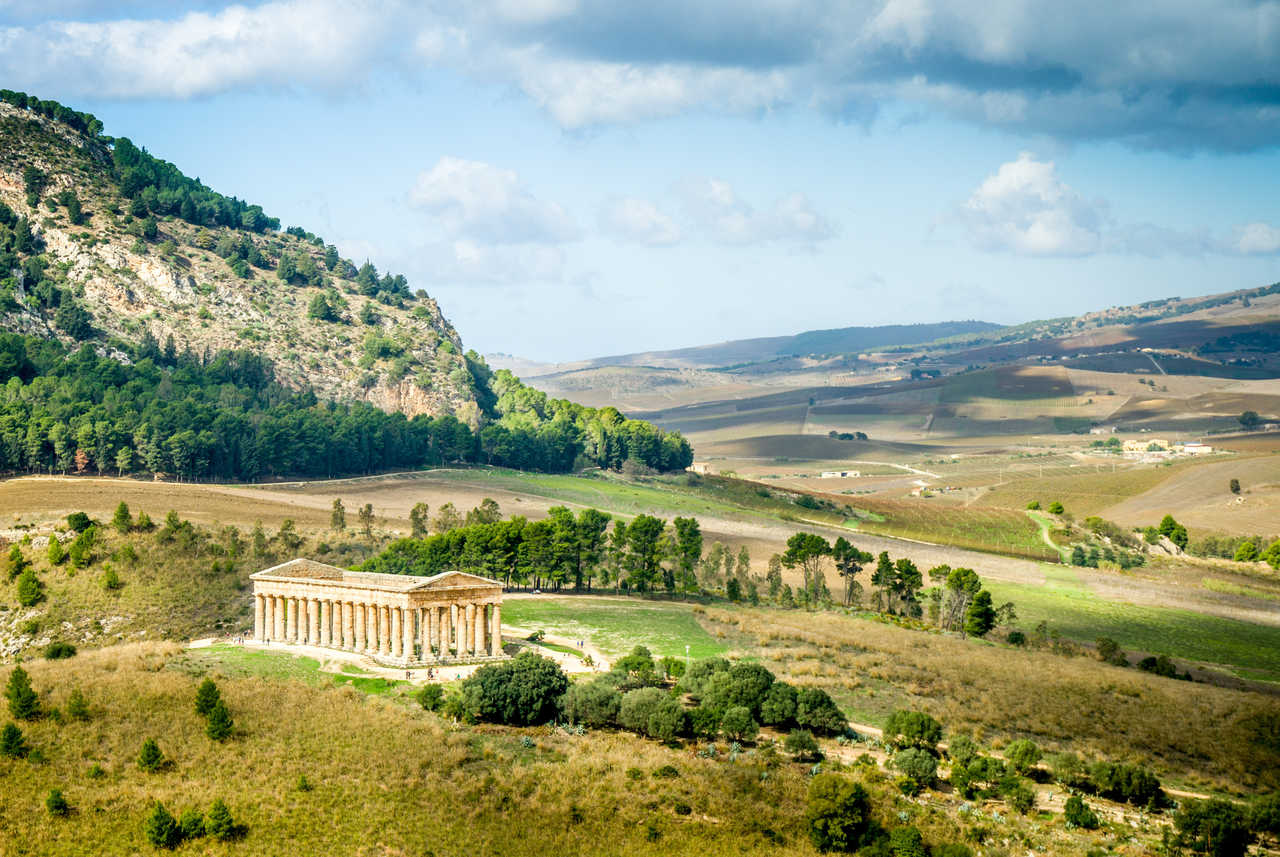 Site archéologique de Ségeste en Sicile