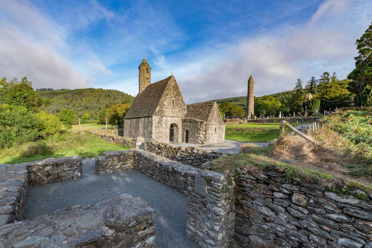 Site monastique de Glendalough en Irlande