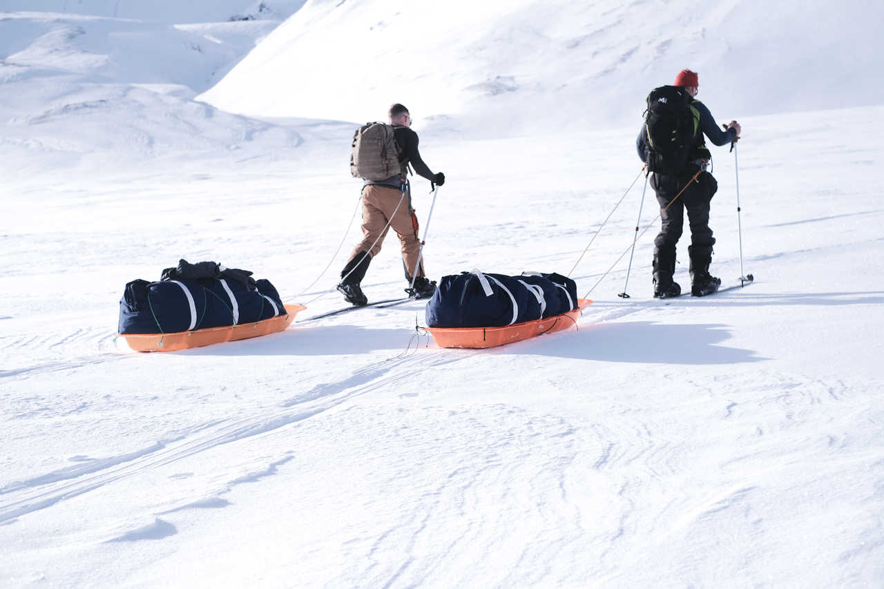Ski de randonnée nordique et pulka en Islande