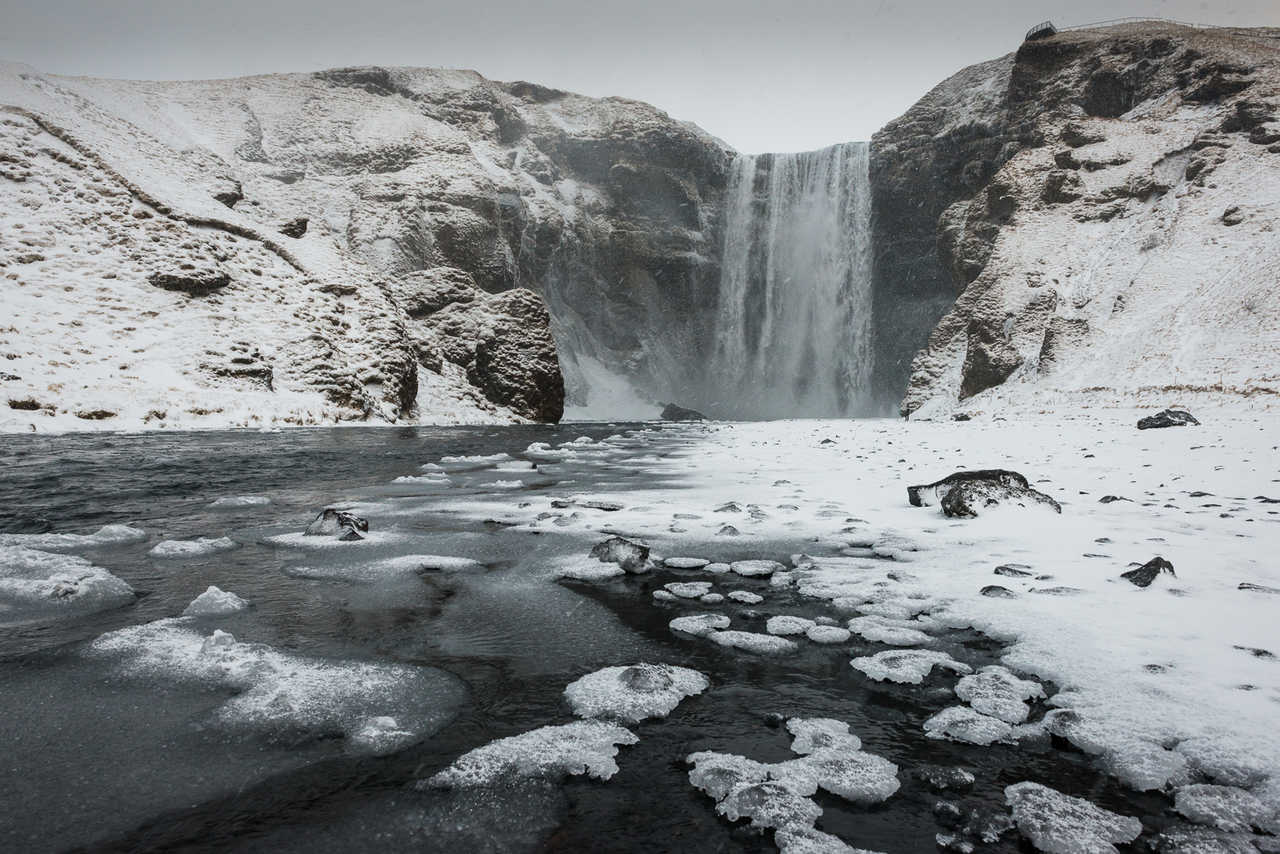 Skogafoss, cascade en Islande