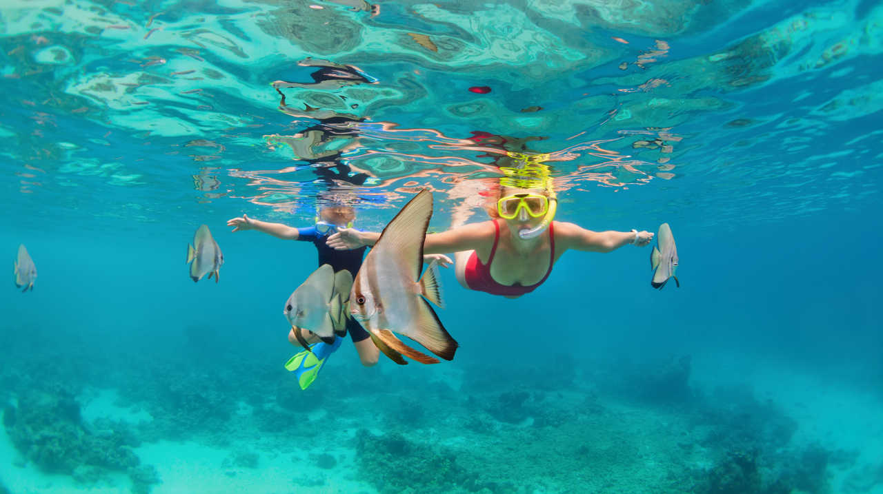 Snorkeling en famille en Indonésie