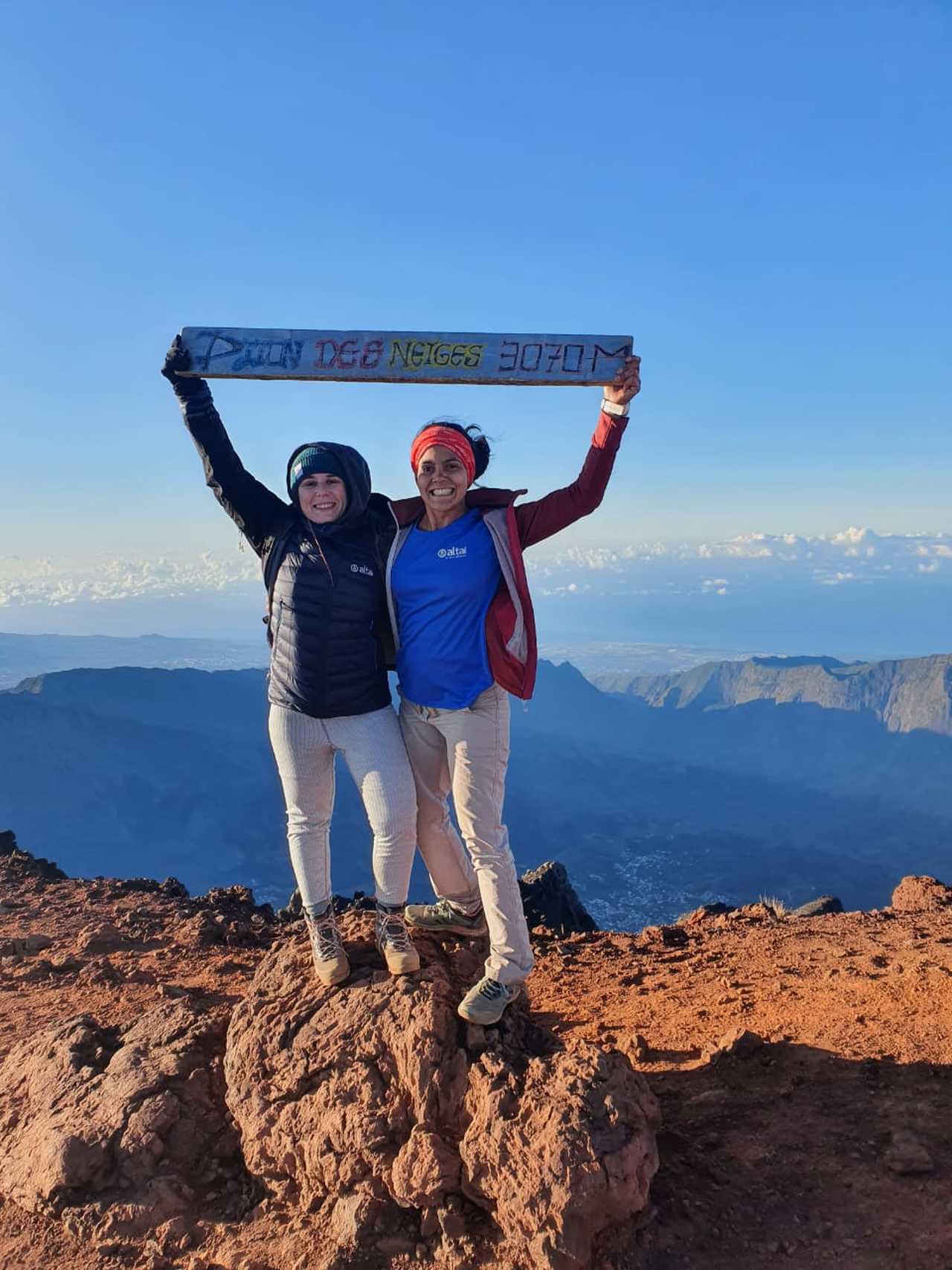 sommet du piton des Neiges à la Réunion