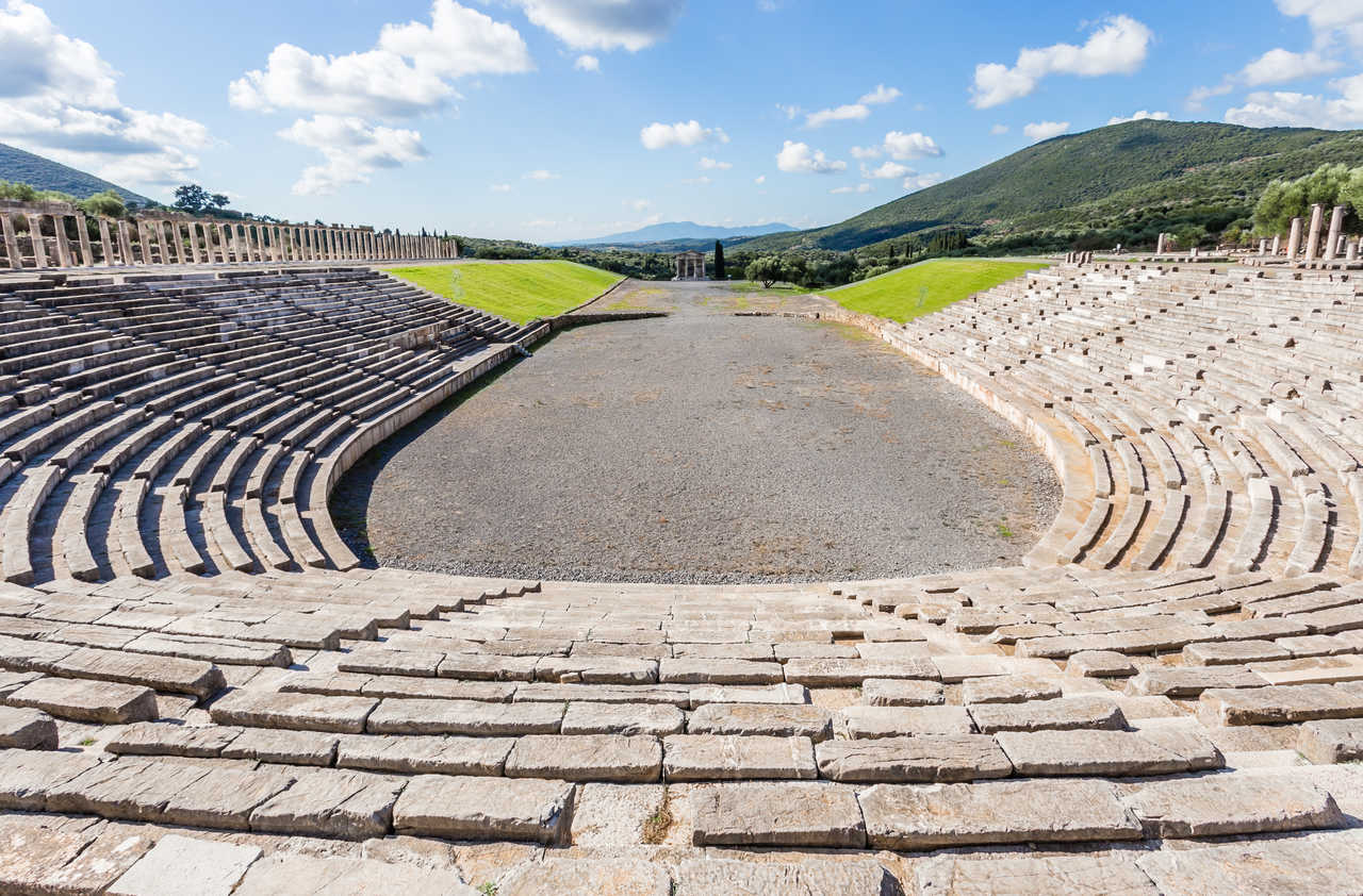 Stade antique de Messine, Grèce, Europe