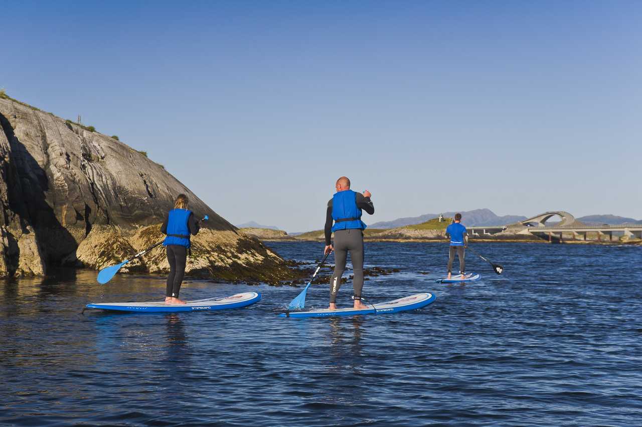 Standu Up paddle en Norvège