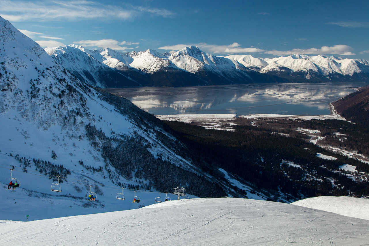 station de ski en Alaska © Mortimer Amanda station de ski en Alaska