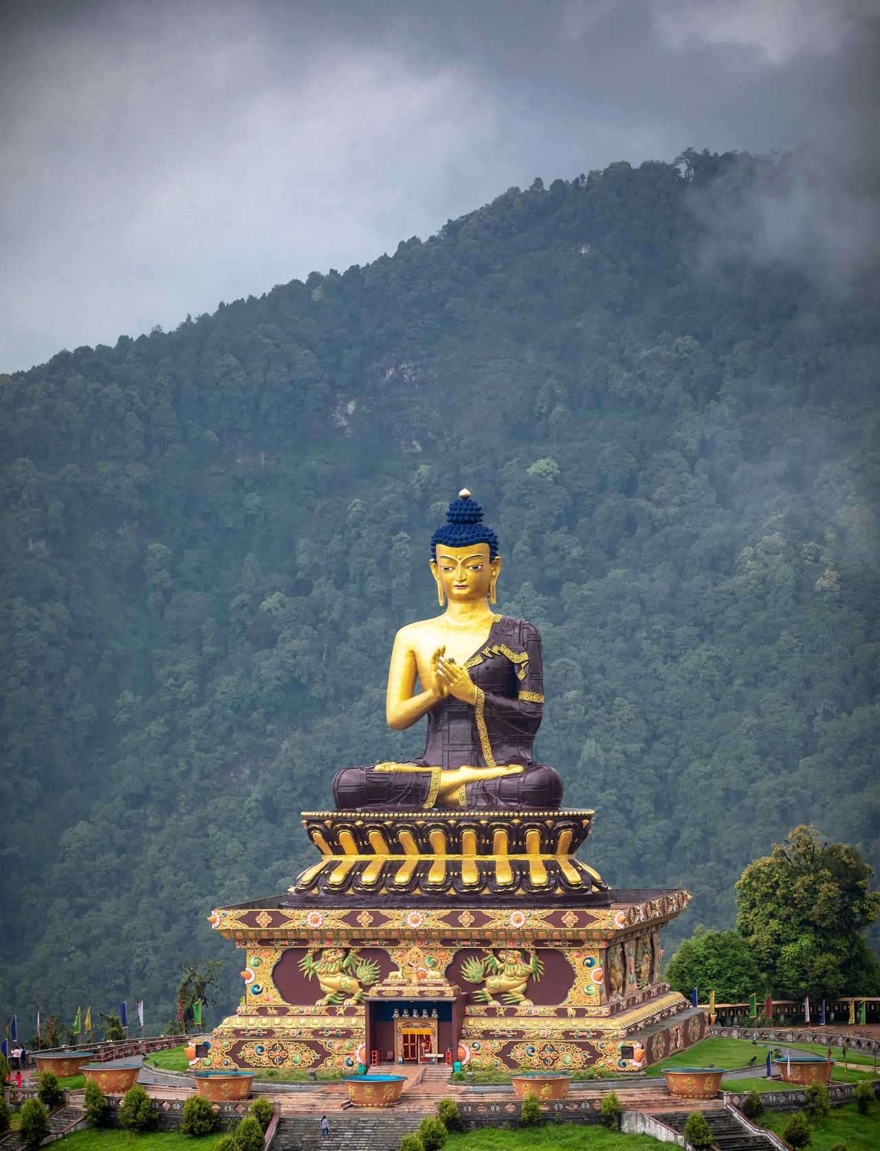 Statue du Bouddha dans le parc Ravangla