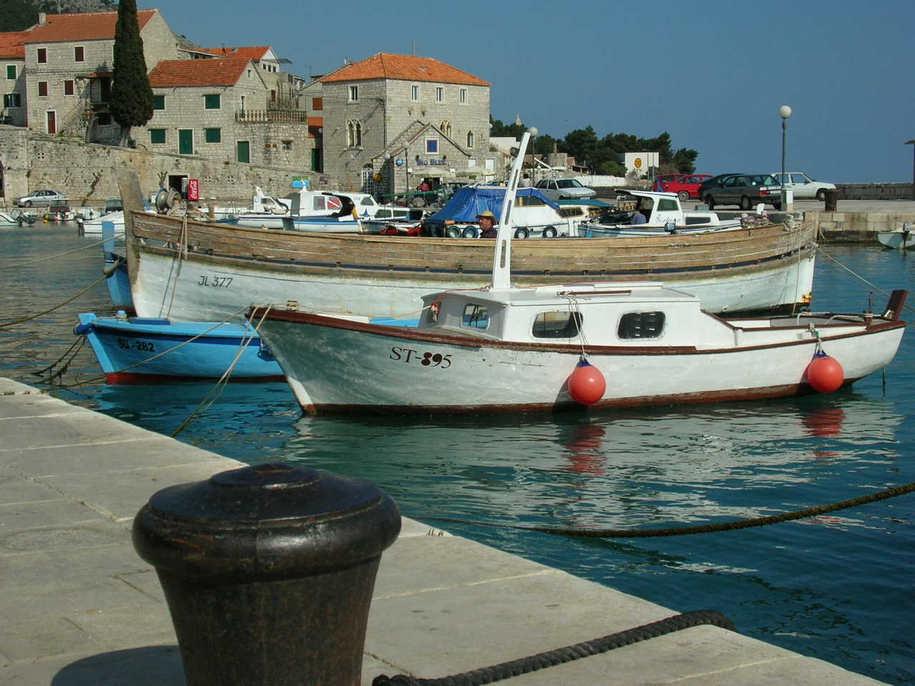 Sumartin, port de l'île de Brac, Croatie