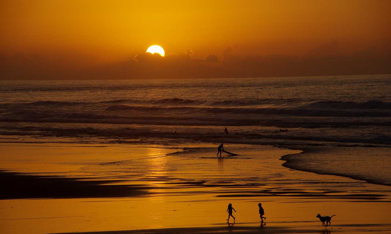 Sunset sur l'Atlantique, Maroc