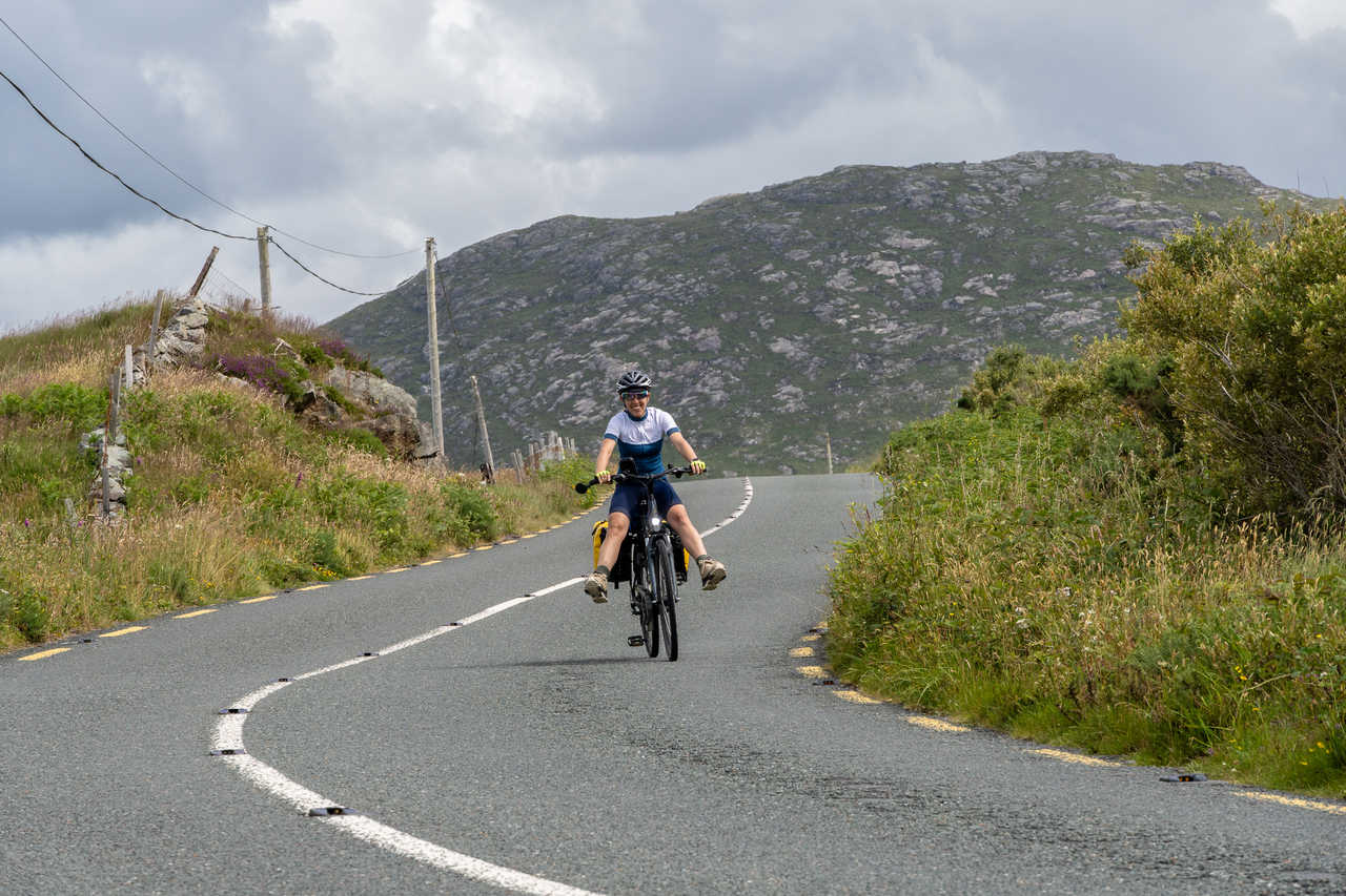 Sur la route de Galway en vélo Ecosse