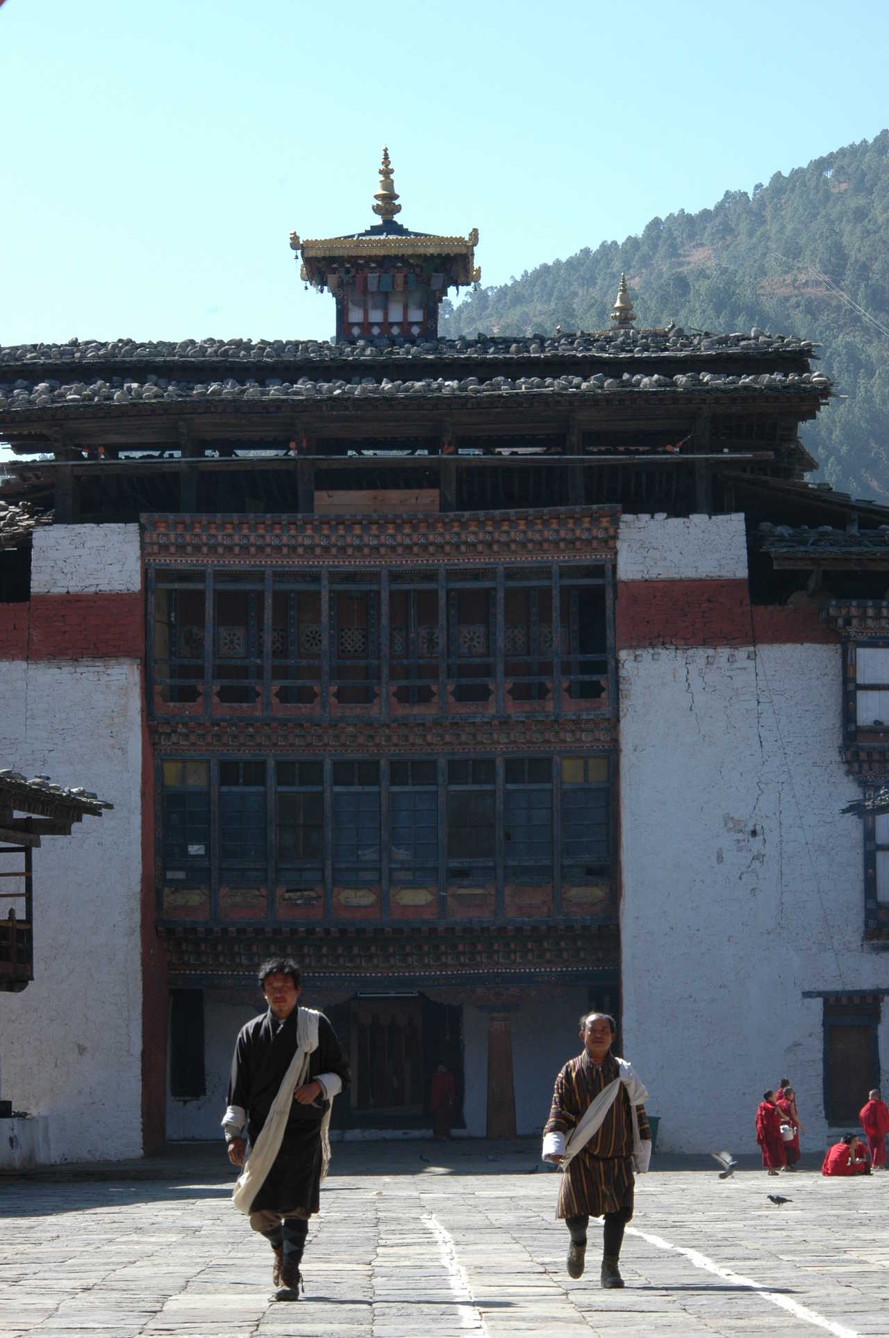 Temple au Bhoutan