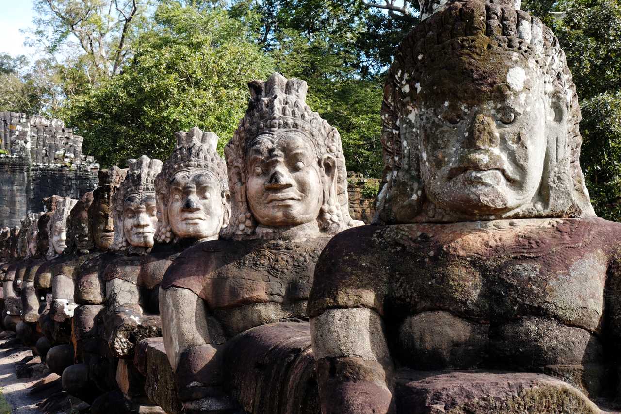 angkor, Bayon, Siem Rep, Cambodge, trek