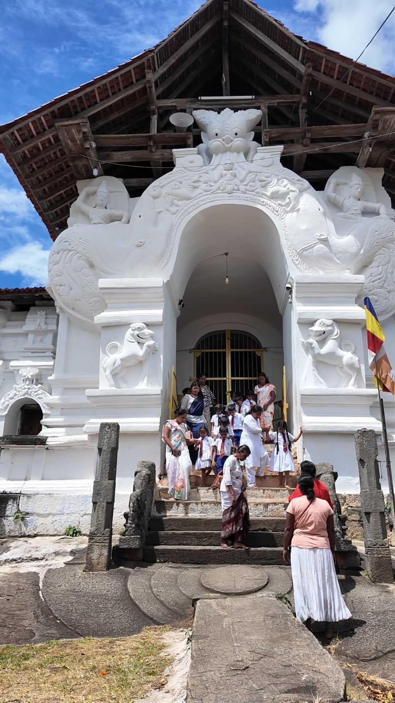 Temple pendant la randonnée des 3 temples au Sri Lanka