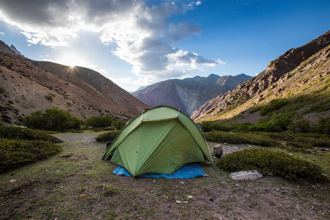 Tente au Zanskar, Ladakh, Inde Himalayenne