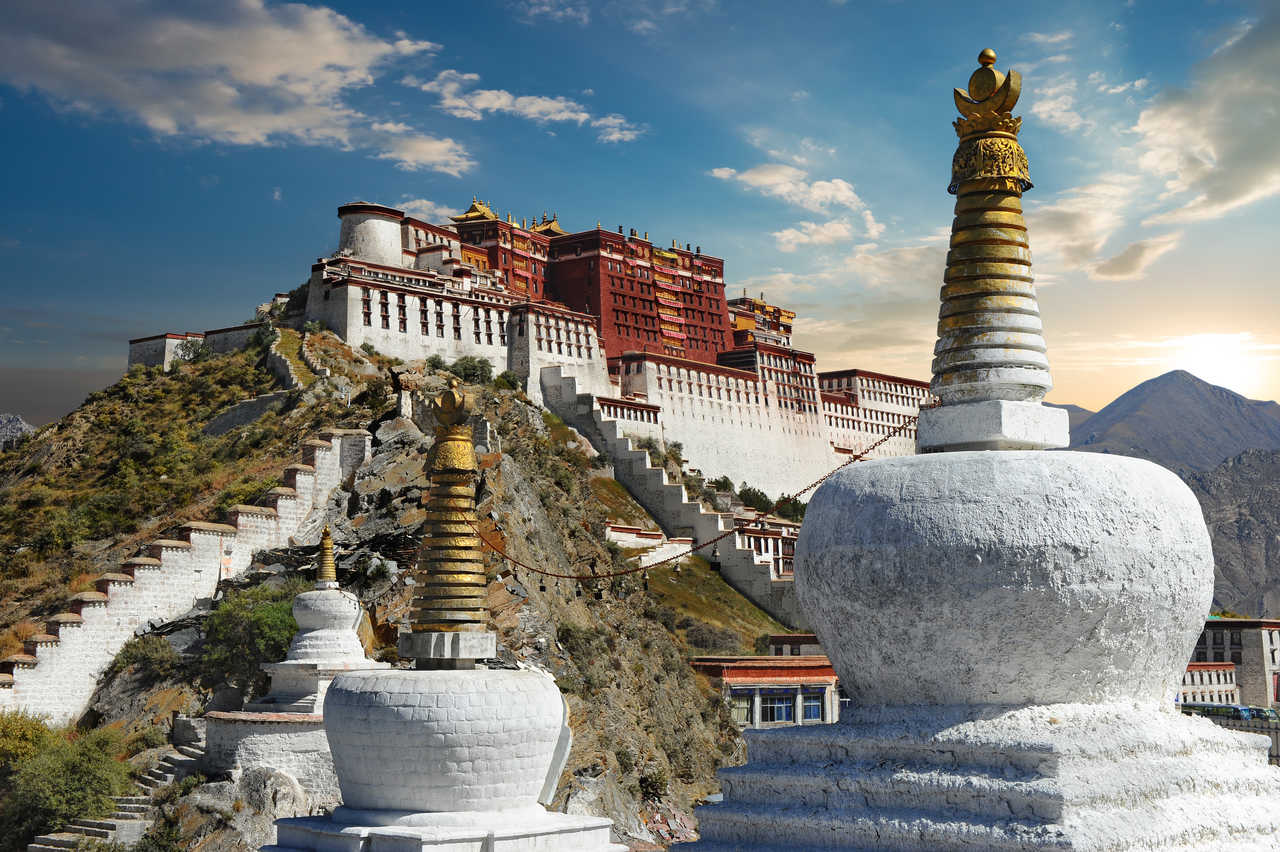 The Potala Palace au Tibet