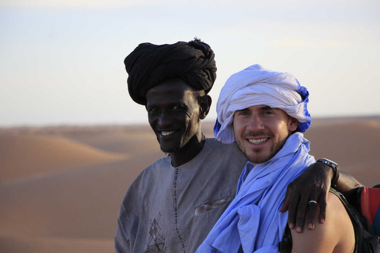Tony et Mahmoud en Mauritanie