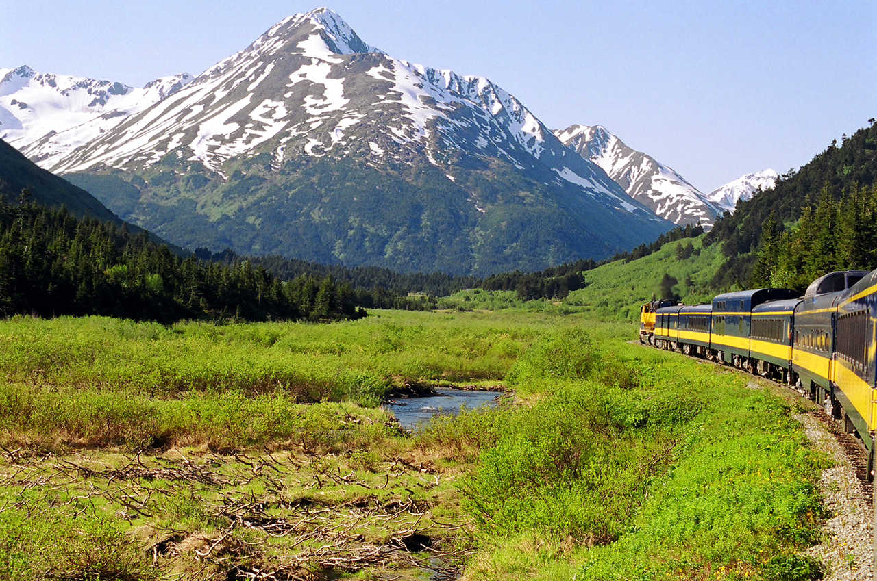 Train en Alaska
