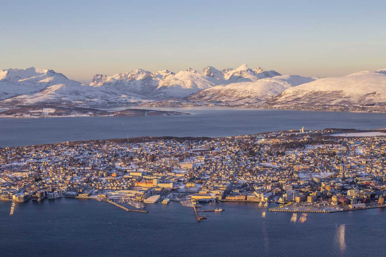 Tromso sous la neige