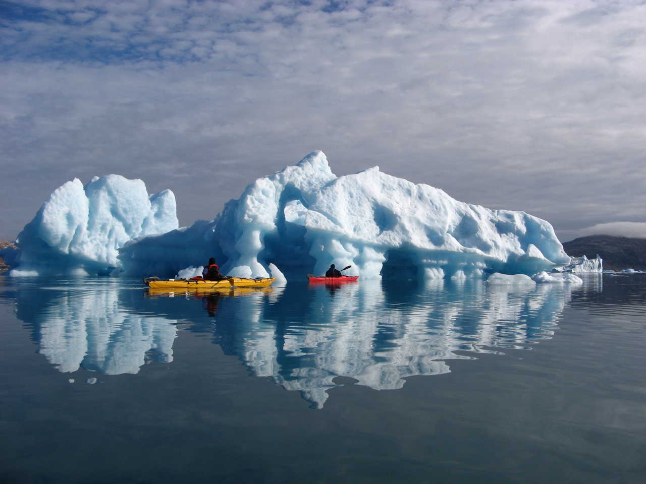 Vacances en kayak au Groenland