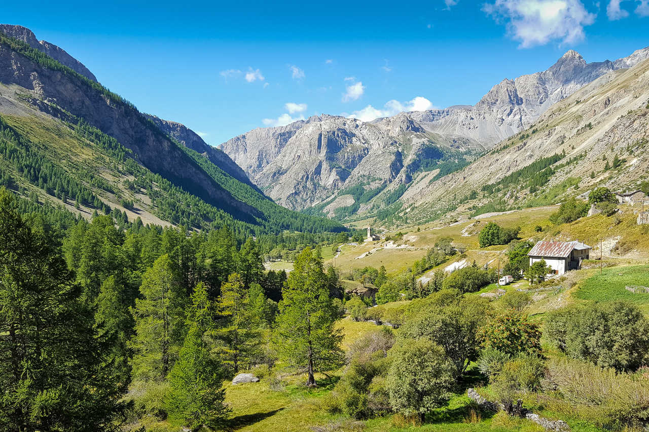 Vallée de l'Ubaye dans les Alpes du Sud
