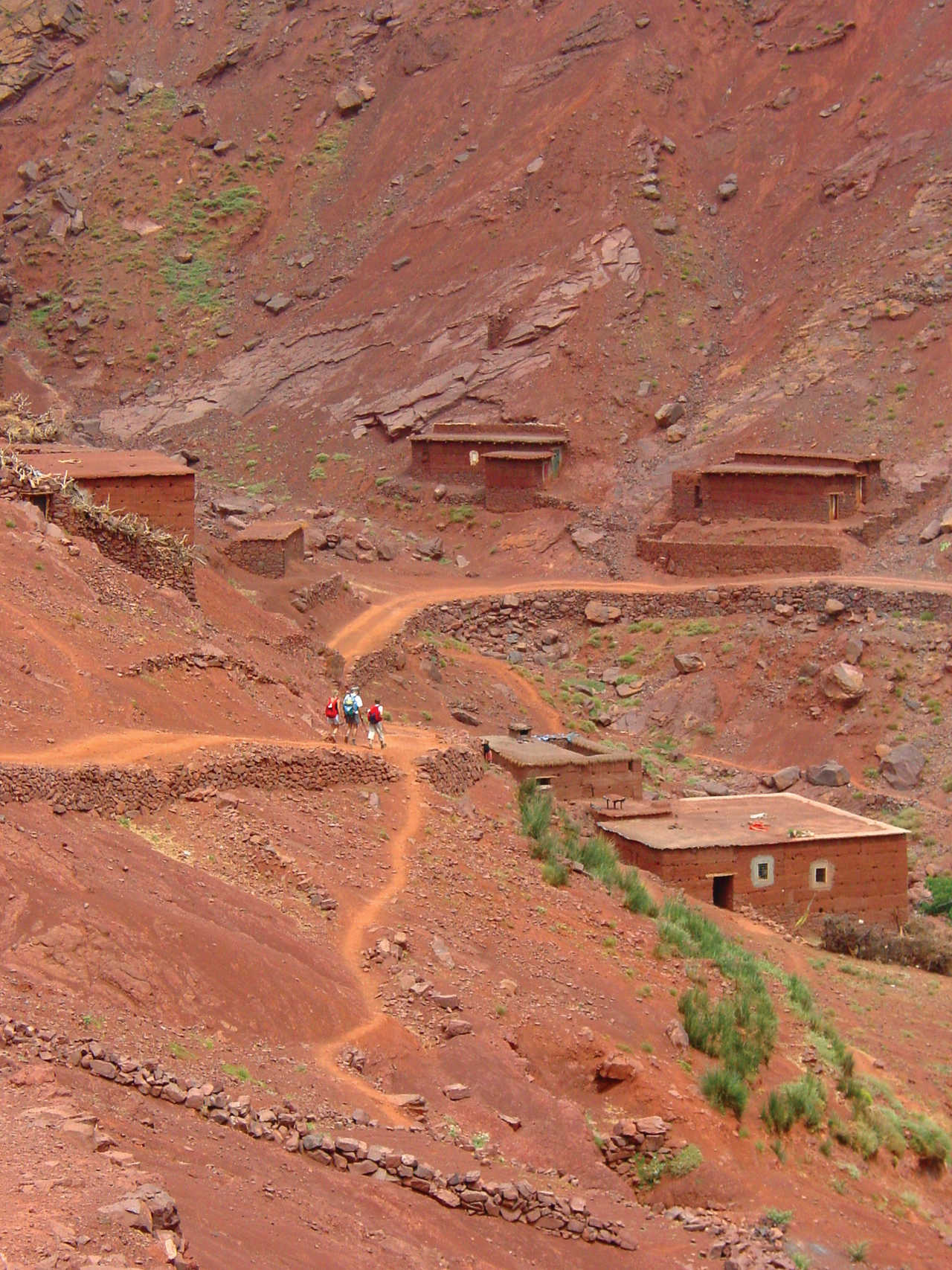 Vallée rouge, Toubkal, Maroc
