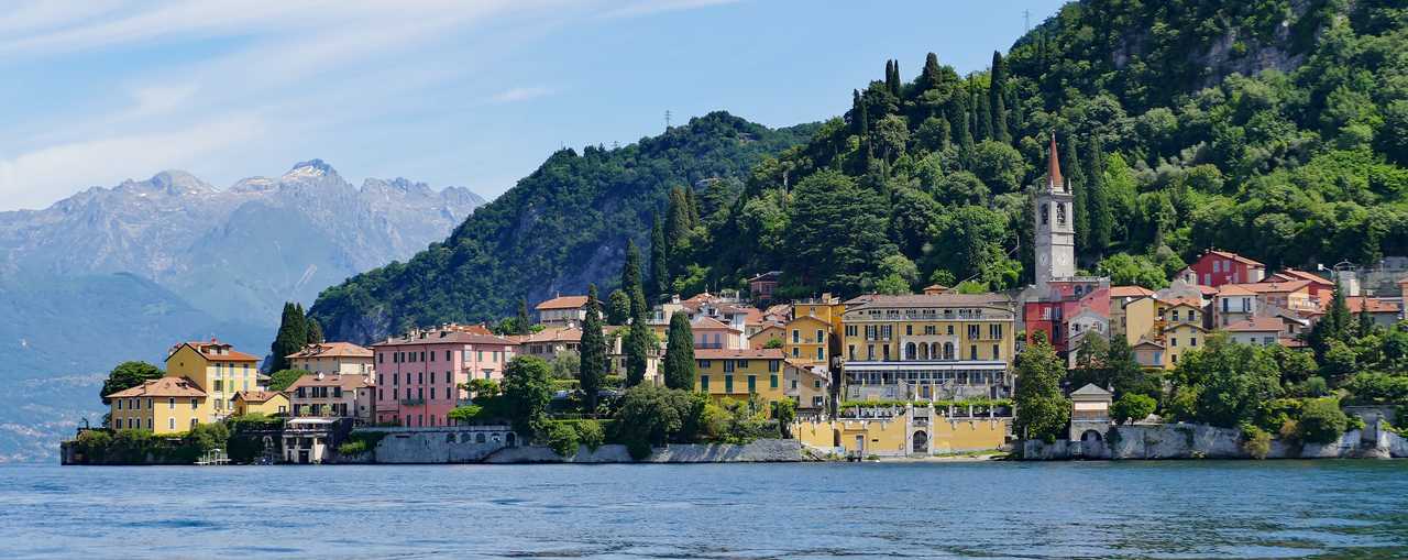 Varenna en Italie lac de Côme