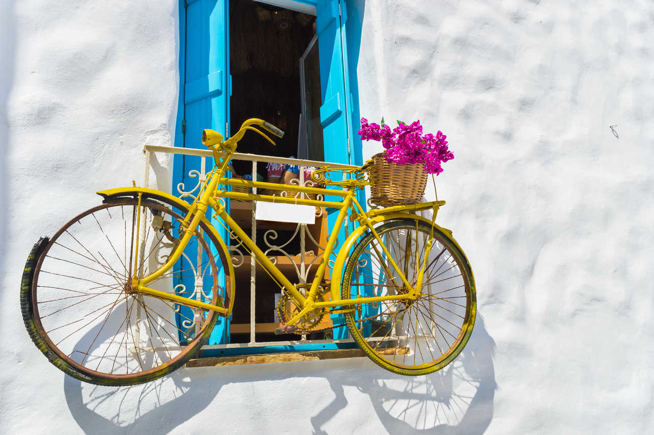 Vélo décoratif île de Naxos