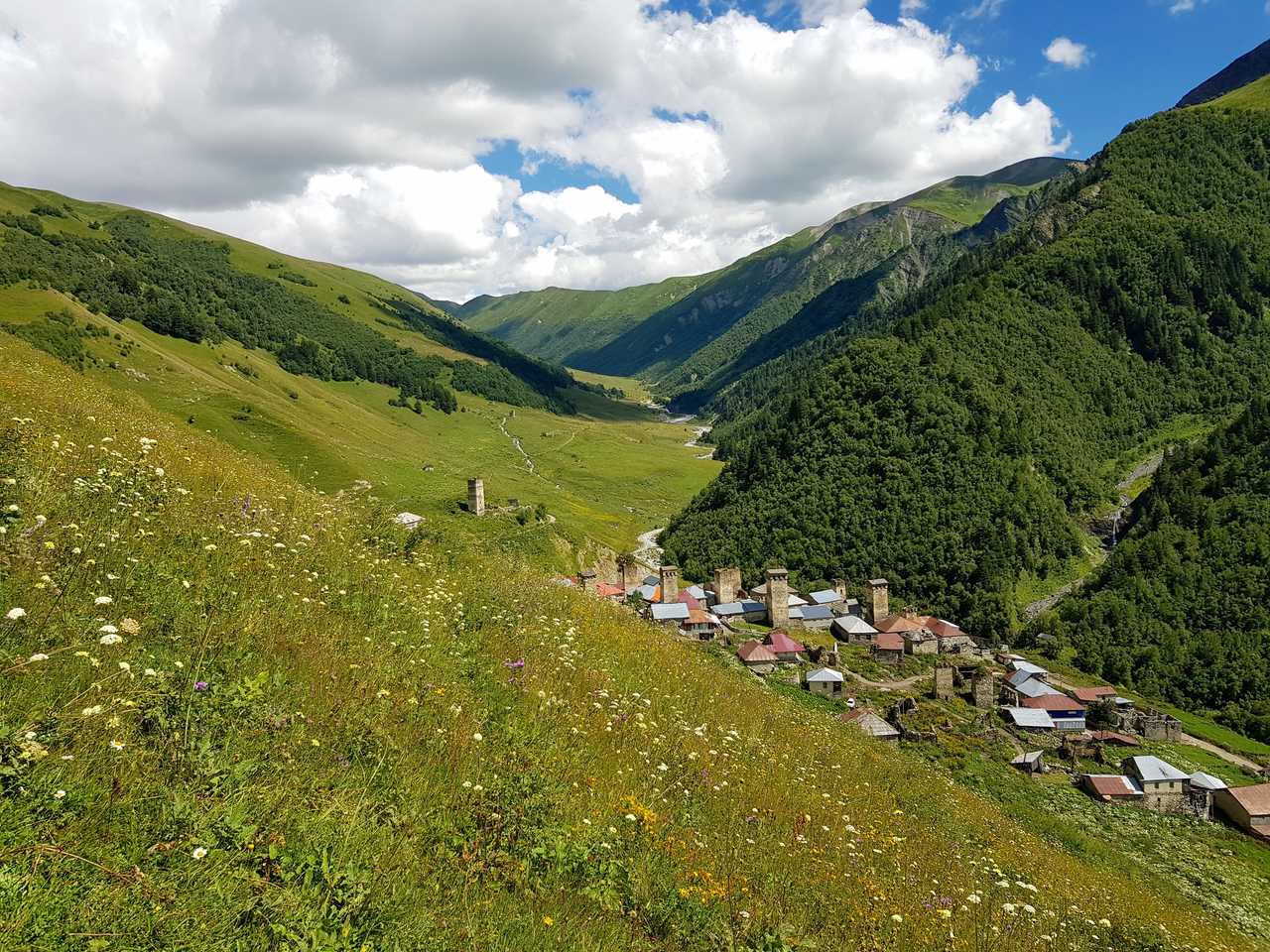 Village Adishi dans la Svanetie