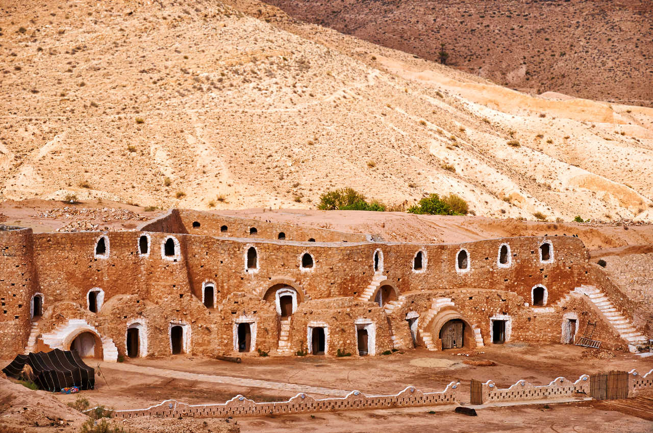 Village berbère dans le Sud tunisien