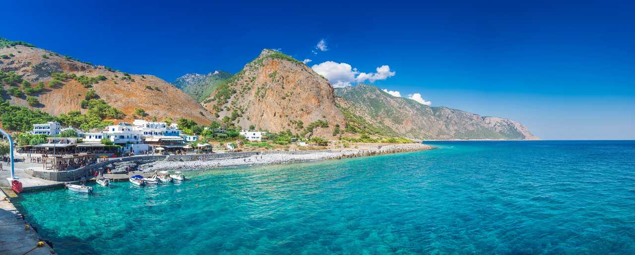 Village côtier en Crète