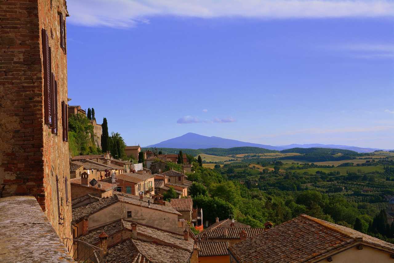 Village de Montepulciano en Toscane