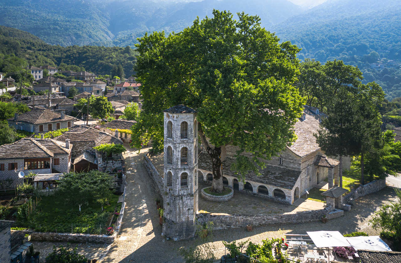 Village de Papingo en Grèce du Sud