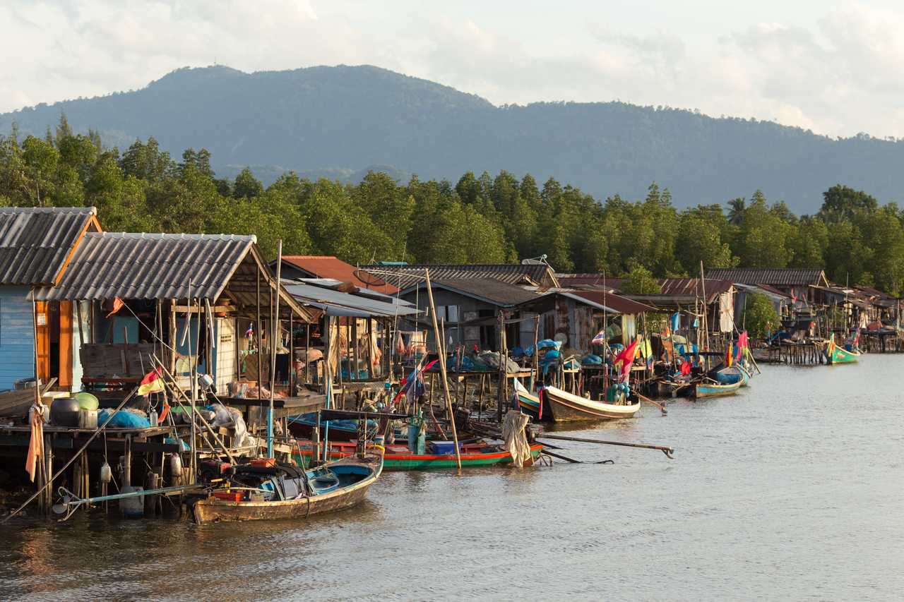 Village de pêcheur en Thailande