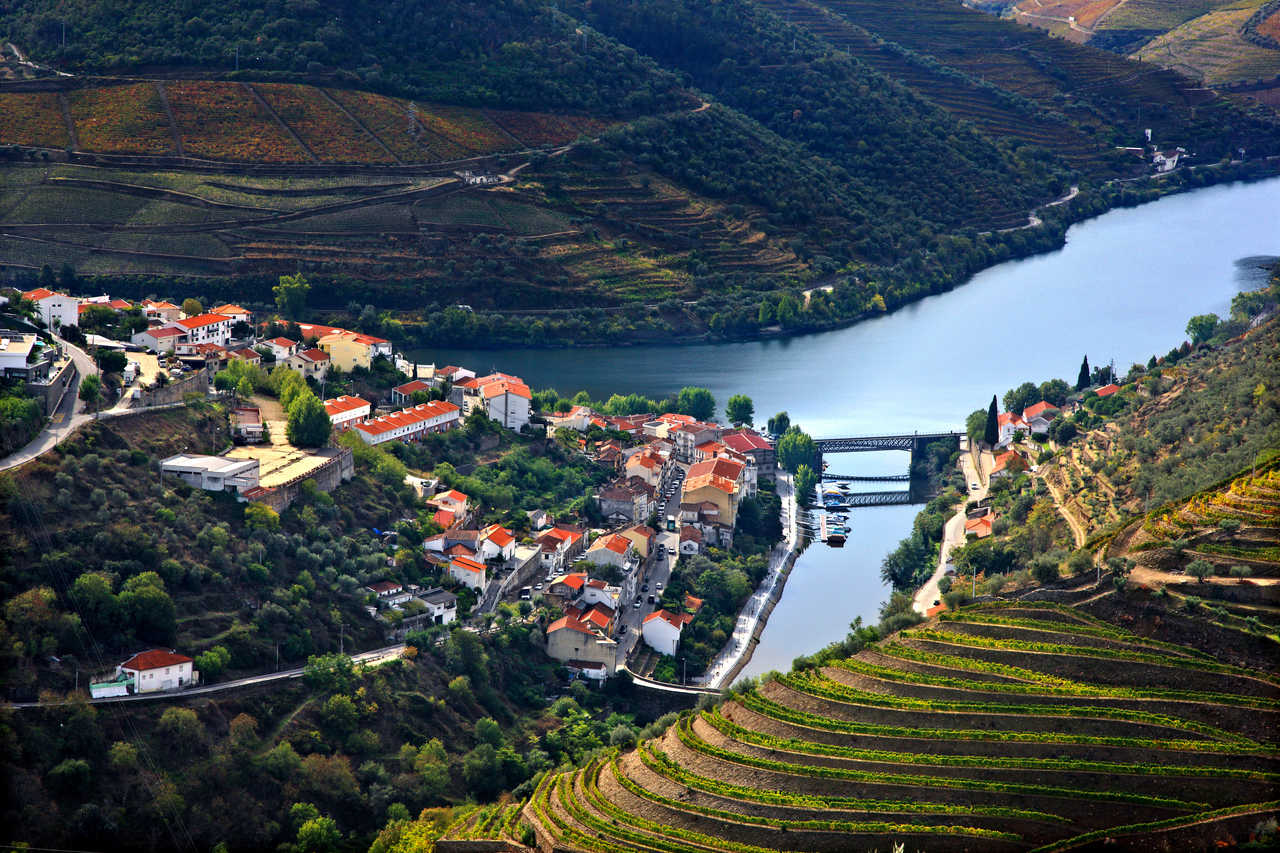 village de Pinhao au Portugal