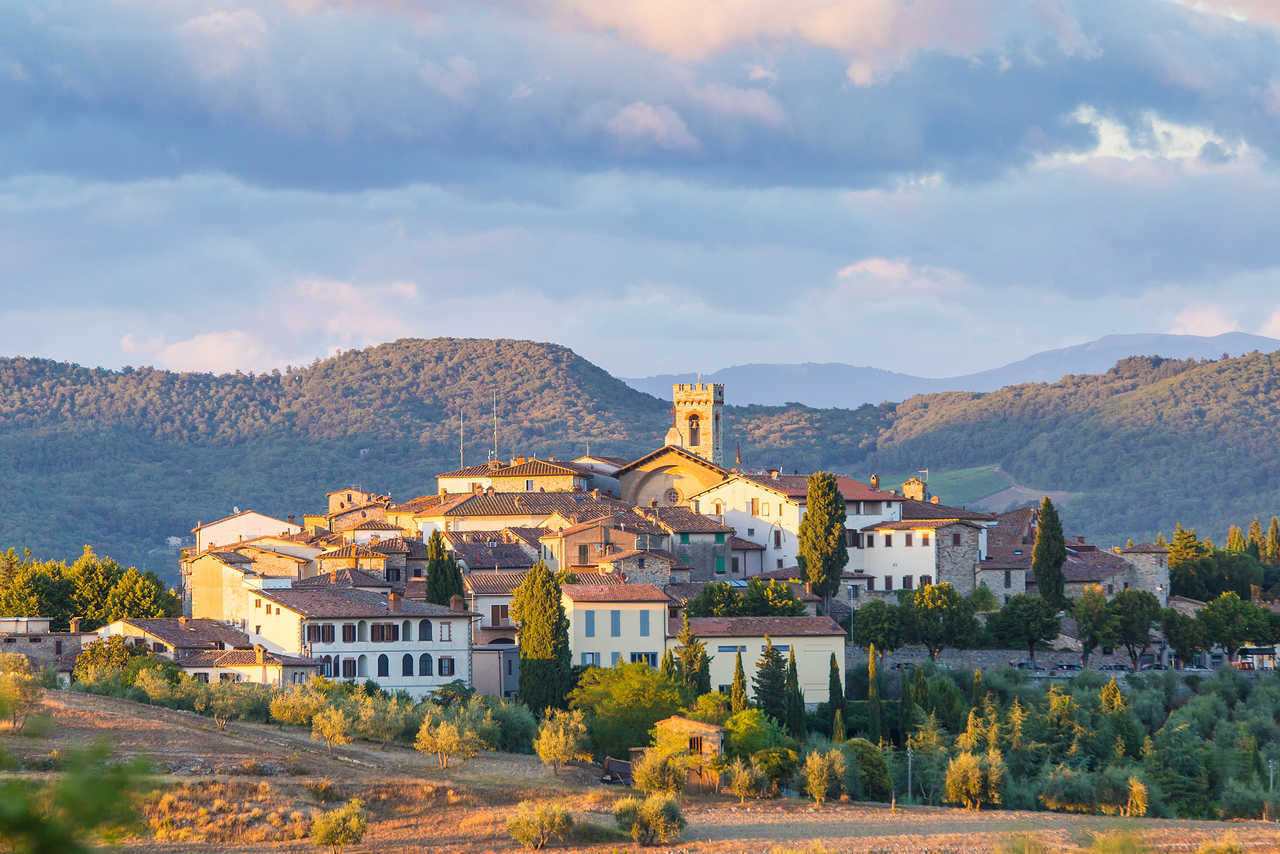 village de Radda in chianti en Toscane