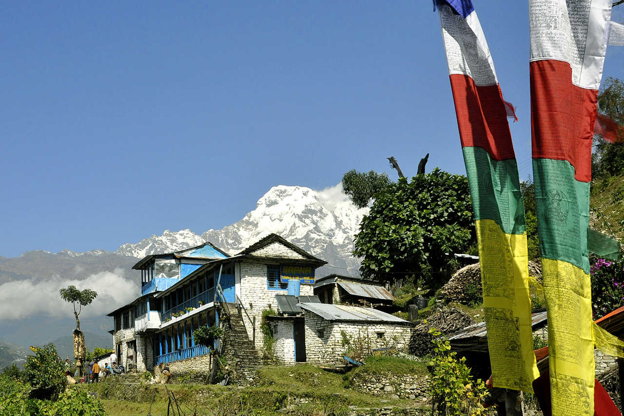 Village des balcons des Annapurnas