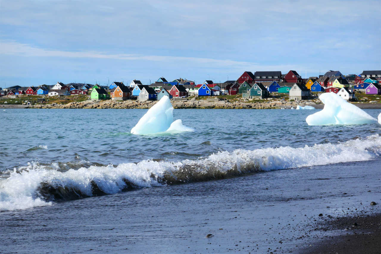 Village d'Ilulissat au Groenland