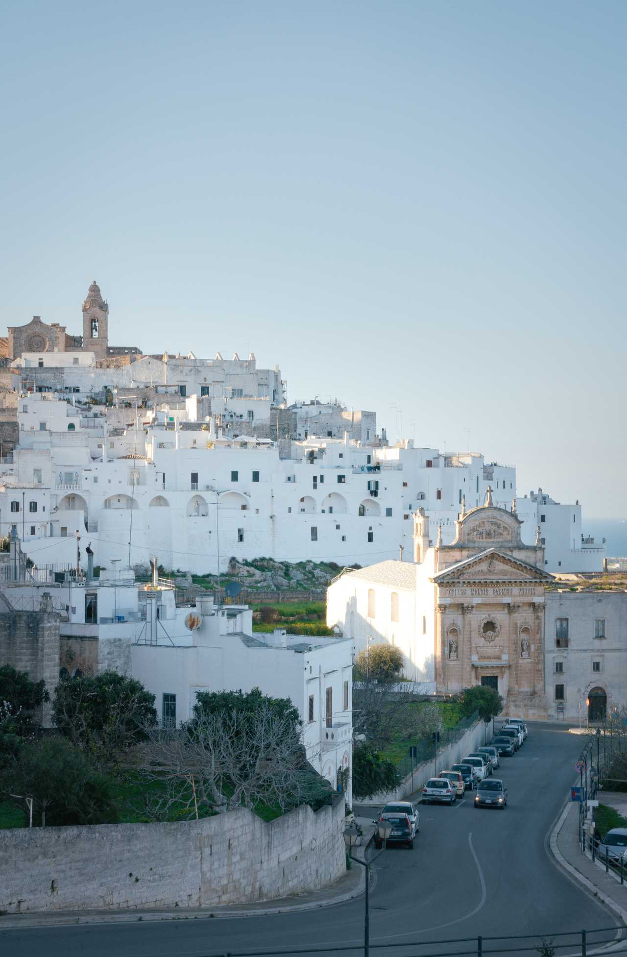 Village d'Ostuni dans les Pouilles