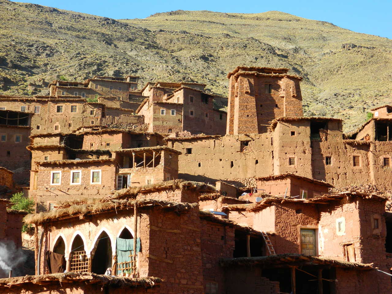 Village du Haut Atlas Central, Maroc