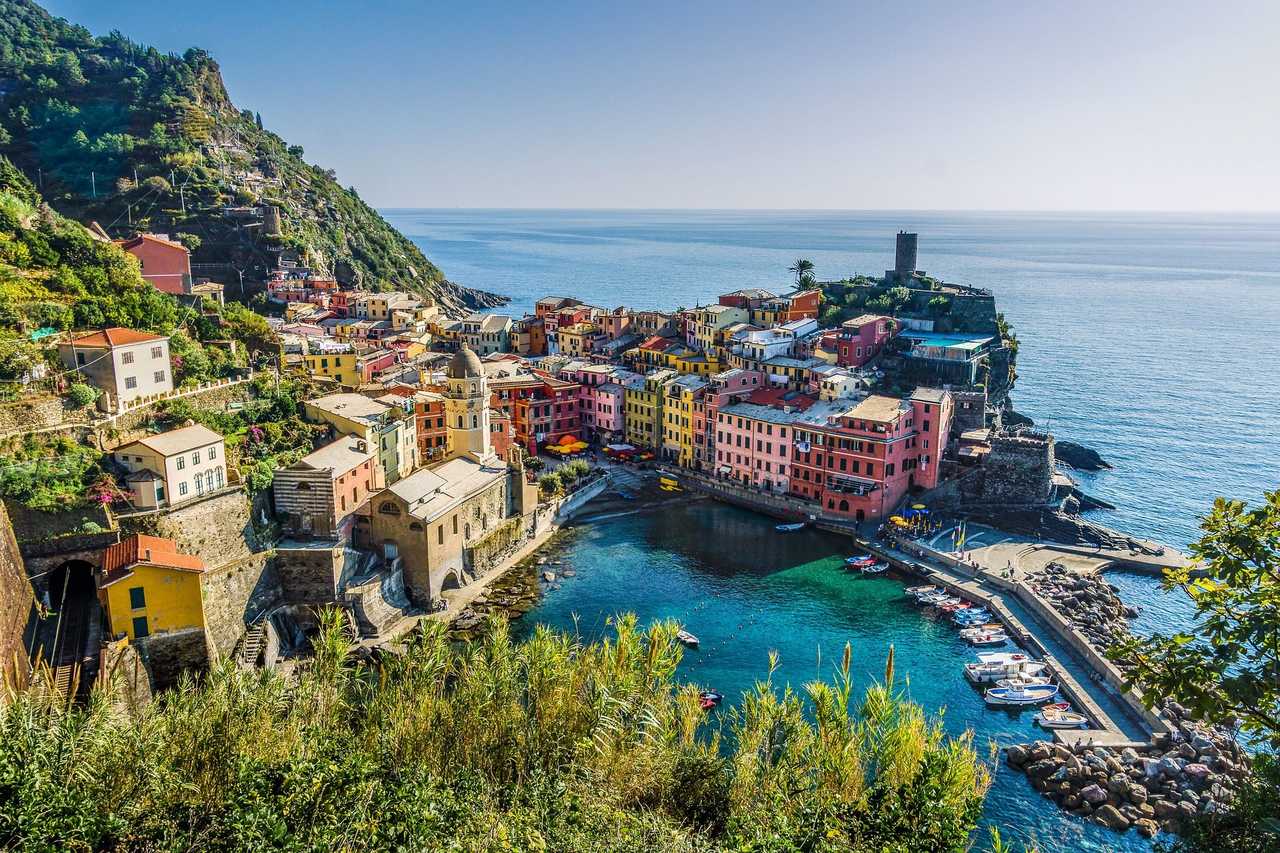 Village lors d'une randonnée dans les Cinque Terre