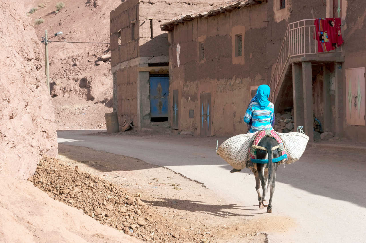 Village marocain dans l'Anti Atlas