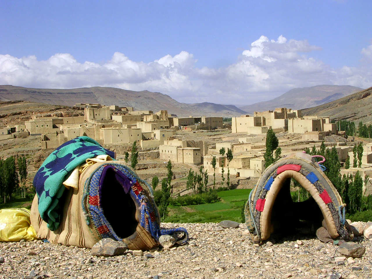 Village Oudeddi, Haut Atlas Oriental, Maroc